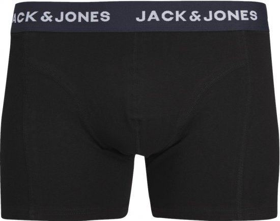 Jack & Jones JACARON Trunks 3-Pack Black - Intimo & costumi da bagno - Intimo Taglie Forti Uomo