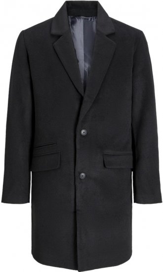 Jack & Jones HAYS Coat Black - Giubbotti - Giubbotti Uomo Taglie Forti