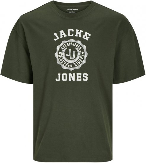 Jack & Jones VICTO T-Shirt Kombu Green - Magliette - Magliette Uomo Taglie Forti