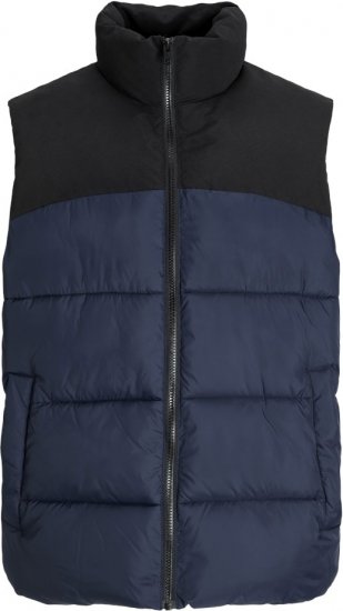 Jack & Jones MOON Bodywarmer Navy Blazer - Giubbotti - Giubbotti Uomo Taglie Forti
