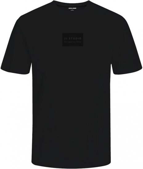 Jack & Jones Hakkai T-Shirt Black - Magliette - Magliette Uomo Taglie Forti