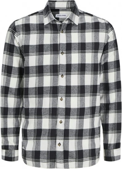 Jack & Jones JJJOSHUA Shirt White - Camicie - Camicie Taglie Forti Uomo
