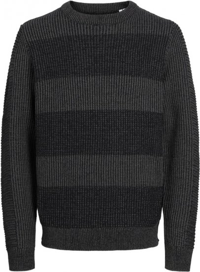 Jack & Jones HUGO Knitted Sweater Black - Felpe & felpe con cappuccio - Felpe & Felpe con Cappuccio Uomo Taglie Forti