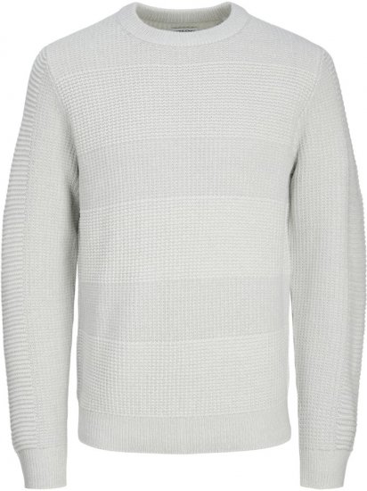 Jack & Jones HUGO Knitted Sweater White - Felpe & felpe con cappuccio - Felpe & Felpe con Cappuccio Uomo Taglie Forti