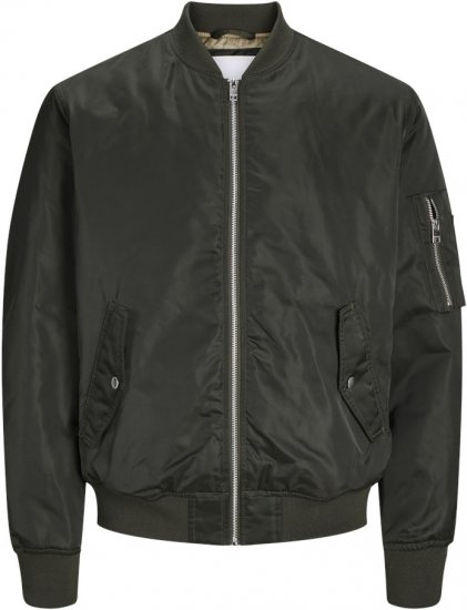 Jack & Jones OCEAN Bomber Jacket Black - Giubbotti - Giubbotti Uomo Taglie Forti