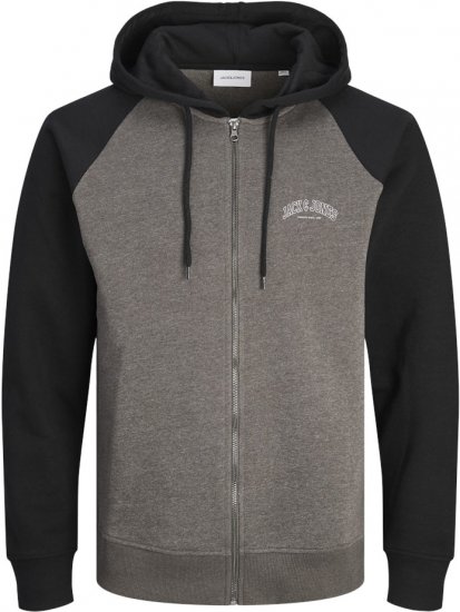 Jack & Jones Ricky Hoodie Black - Felpe & felpe con cappuccio - Felpe & Felpe con Cappuccio Uomo Taglie Forti