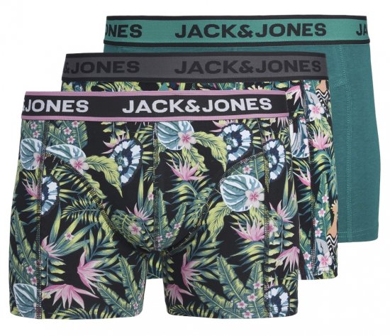 Jack & Jones JACDREW Trunks 3-Pack Multi-Colour - Intimo & costumi da bagno - Intimo Taglie Forti Uomo