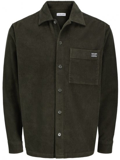 Jack & Jones Corduroy Long Sleeve Overshirt Rosin - Camicie - Camicie Taglie Forti Uomo