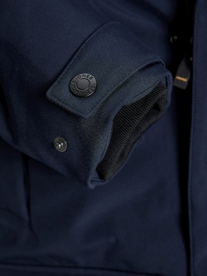 Jack & Jones Finn Softshell Parka Sky Captain - Giubbotti - Giubbotti Uomo Taglie Forti