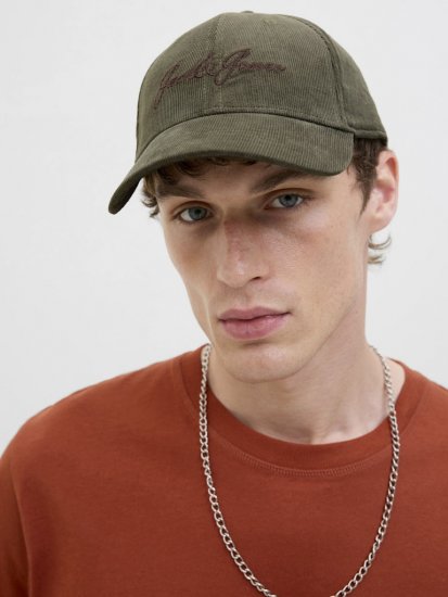 Jack & Jones Base Corduroy Cap Dusty Olive - Accessori - 