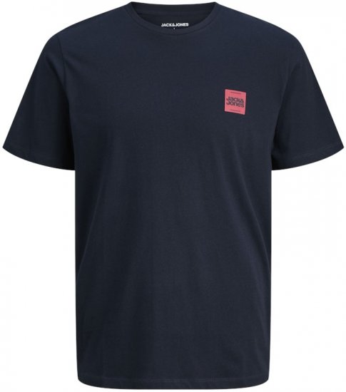 Jack & Jones Brandy Crew Neck T-Shirt Sky Captain - Magliette - Magliette Uomo Taglie Forti