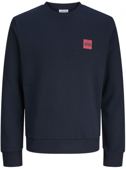 Jack & Jones Brandy Crew Neck Sweatshirt Sky Captain - Felpe & felpe con cappuccio - Felpe & Felpe con Cappuccio Uomo Taglie Forti