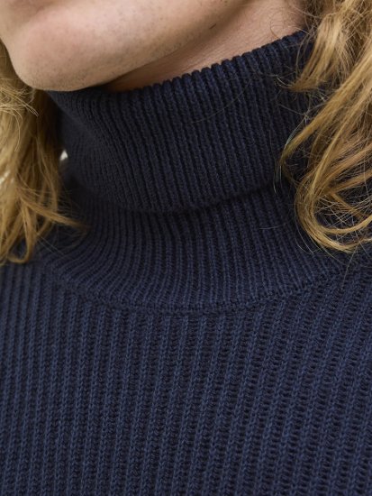 Jack & Jones Pannel Roll Neck Knit Pullover Sky Captain - Felpe & felpe con cappuccio - Felpe & Felpe con Cappuccio Uomo Taglie Forti
