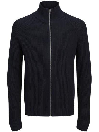Jack & Jones Pannel Zip Knit Cardigan Sky Captain - Felpe & felpe con cappuccio - Felpe & Felpe con Cappuccio Uomo Taglie Forti