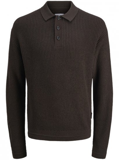 Jack & Jones Kaito Knit Polo Pullover Delicioso - Felpe & felpe con cappuccio - Felpe & Felpe con Cappuccio Uomo Taglie Forti