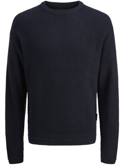 Jack & Jones Kaito Knit Crew Neck Pullover Sky Captain - Felpe & felpe con cappuccio - Felpe & Felpe con Cappuccio Uomo Taglie Forti