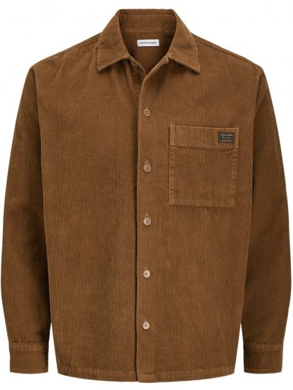 Jack & Jones Corduroy Long Sleeve Overshirt Monks Robe - Camicie - Camicie Taglie Forti Uomo
