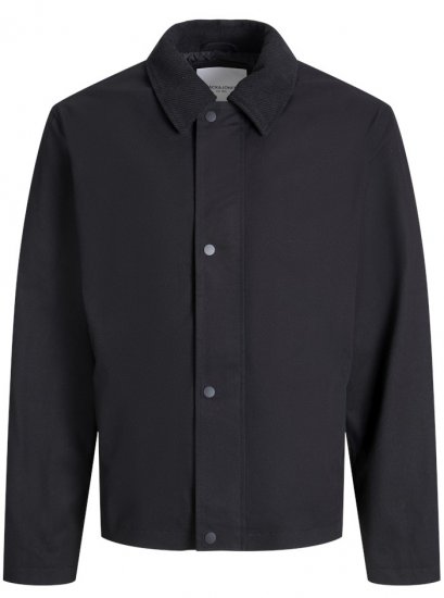 Jack & Jones Grady Worker Jacket Black - Giubbotti - Giubbotti Uomo Taglie Forti