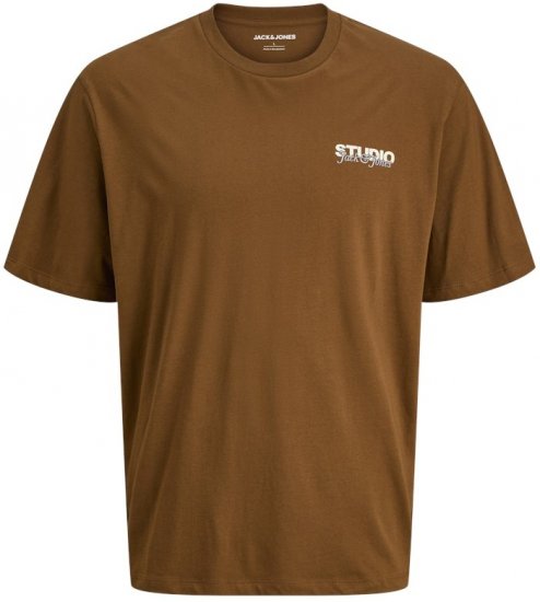 Jack & Jones Yuki Crew Neck T-Shirt Monks Robe - Magliette - Magliette Uomo Taglie Forti