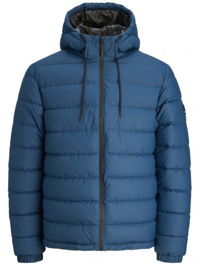 Jack & Jones Point PU Puffer Jacket Titan - Giubbotti - Giubbotti Uomo Taglie Forti