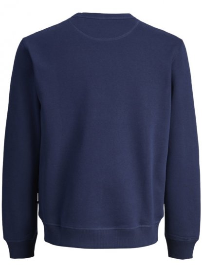 Jack & jones Norrebro Crew Neck Sweatshirt Ocean Cavern - Felpe & felpe con cappuccio - Felpe & Felpe con Cappuccio Uomo Taglie Forti