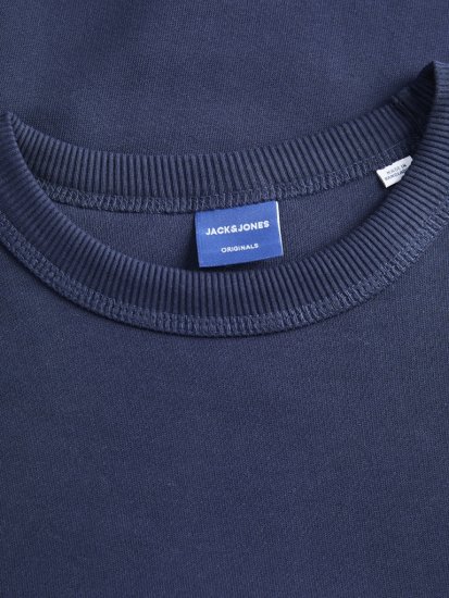 Jack & jones Norrebro Crew Neck Sweatshirt Ocean Cavern - Felpe & felpe con cappuccio - Felpe & Felpe con Cappuccio Uomo Taglie Forti