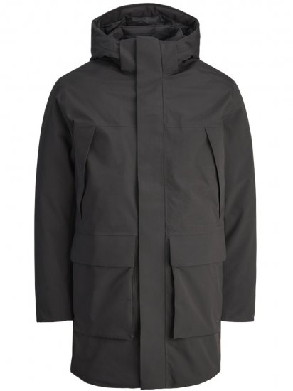Jack & Jones Moon Parka Black - Giubbotti - Giubbotti Uomo Taglie Forti