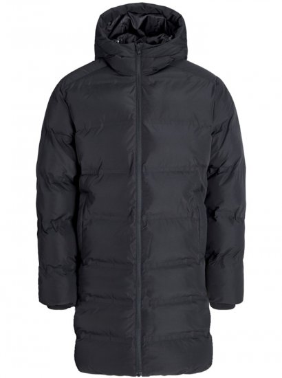 Jack & Jones Soho Long Puffer Jacket Black - Giubbotti - Giubbotti Uomo Taglie Forti
