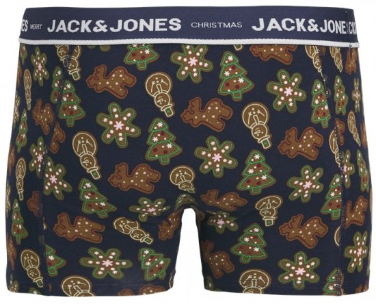 Jack & Jones Gingerbread Trunks 3-Pack Black - Intimo & costumi da bagno - Intimo Taglie Forti Uomo