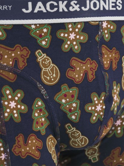 Jack & Jones Gingerbread Trunks 3-Pack Black - Intimo & costumi da bagno - Intimo Taglie Forti Uomo