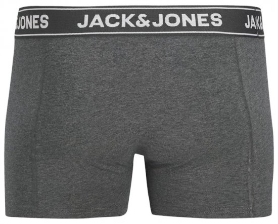 Jack & Jones Black Friday Trunks 3-Pack Grey Black - Intimo & costumi da bagno - Intimo Taglie Forti Uomo