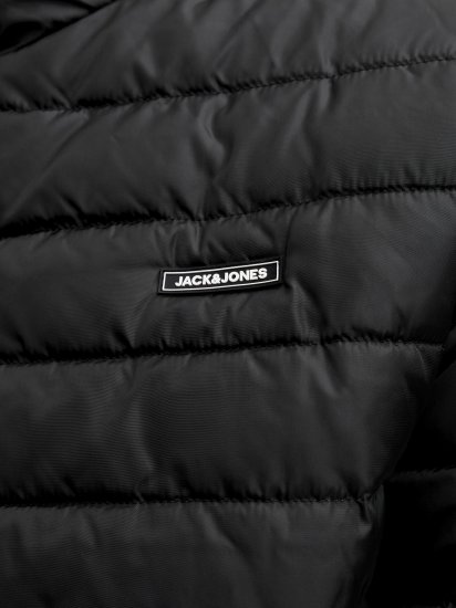 Jack & Jones Elvis Light Puffer Collar Jacket Black - Giubbotti - Giubbotti Uomo Taglie Forti