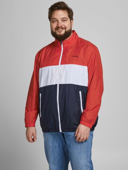 Jack & Jones Hunter Light Jacket Red - Giubbotti - Giubbotti Uomo Taglie Forti