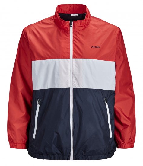 Jack & Jones Hunter Light Jacket Red - Giubbotti - Giubbotti Uomo Taglie Forti