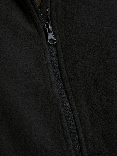Jack & Jones Hype Fleece Black - Giubbotti - Giubbotti Uomo Taglie Forti