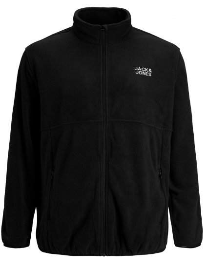 Jack & Jones Hype Fleece Black - Giubbotti - Giubbotti Uomo Taglie Forti