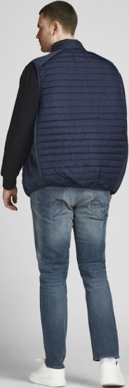Jack & Jones MULTI BODYWARMER With COLLAR Navy Blazer - Giubbotti - Giubbotti Uomo Taglie Forti