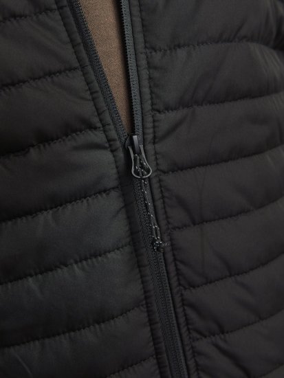 Jack & Jones MULTI QUILTED SET-IN Sleeves Jacket Black - Giubbotti - Giubbotti Uomo Taglie Forti