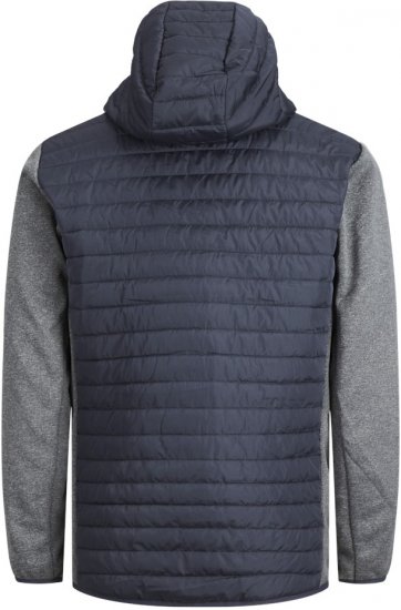 Jack & Jones MULTI QUILTED SET-IN Sleeves Jacket Grey Melange - Giubbotti - Giubbotti Uomo Taglie Forti