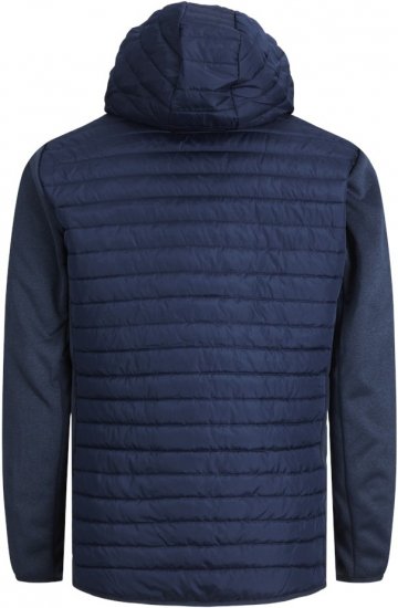 Jack & Jones MULTI QUILTED SET-IN Sleeves Jacket Navy Blazer - Giubbotti - Giubbotti Uomo Taglie Forti