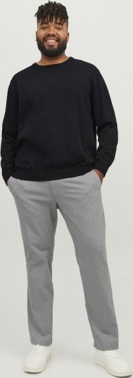 Jack & Jones BASIC Knitted Sweater Black - Felpe & felpe con cappuccio - Felpe & Felpe con Cappuccio Uomo Taglie Forti