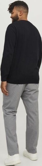 Jack & Jones BASIC Knitted Sweater Black - Felpe & felpe con cappuccio - Felpe & Felpe con Cappuccio Uomo Taglie Forti
