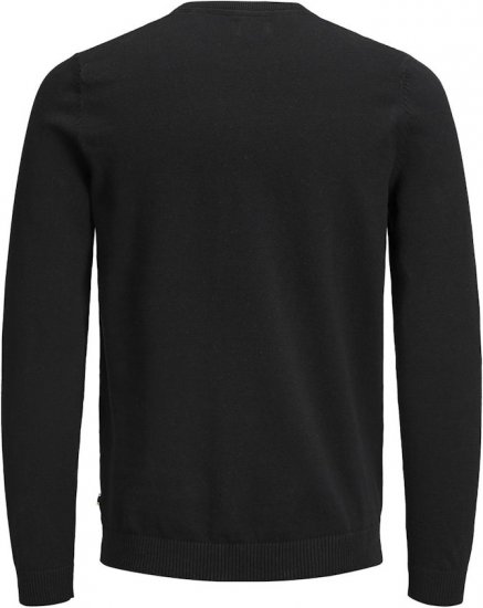 Jack & Jones BASIC Knitted Sweater Black - Felpe & felpe con cappuccio - Felpe & Felpe con Cappuccio Uomo Taglie Forti