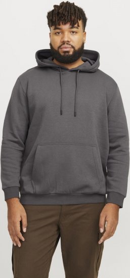 Jack & Jones BRADLEY Hoodie Grey - Felpe & felpe con cappuccio - Felpe & Felpe con Cappuccio Uomo Taglie Forti