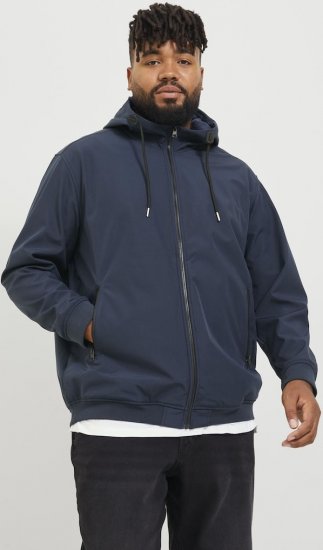 Jack & Jones BASIC Water-Resistant Softshell Jacket Navy Blazer - Giubbotti - Giubbotti Uomo Taglie Forti