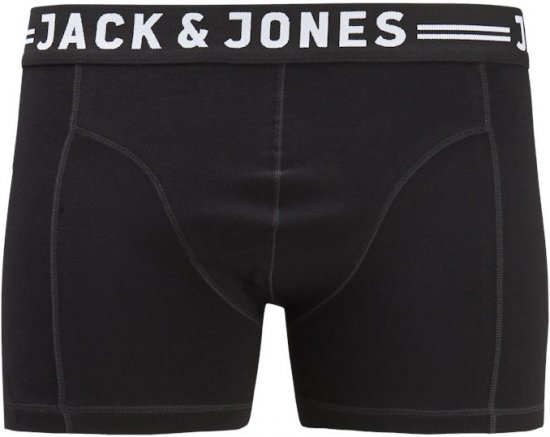 Jack & Jones SENSE Trunks 3-Pack Black - Intimo & costumi da bagno - Intimo Taglie Forti Uomo