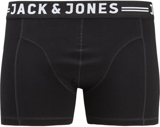 Jack & Jones SENSE Trunks 3-Pack Black - Intimo & costumi da bagno - Intimo Taglie Forti Uomo