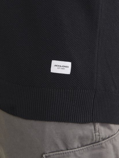 Jack & Jones HILL Knitted Sweater Black - Felpe & felpe con cappuccio - Felpe & Felpe con Cappuccio Uomo Taglie Forti