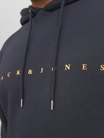 Jack & Jones STAR Hoodie Dark Navy - Felpe & felpe con cappuccio - Felpe & Felpe con Cappuccio Uomo Taglie Forti