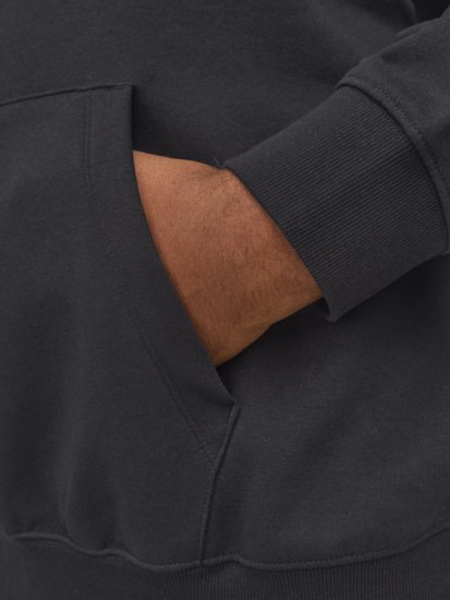 Jack & Jones STAR Hoodie Black - Felpe & felpe con cappuccio - Felpe & Felpe con Cappuccio Uomo Taglie Forti
